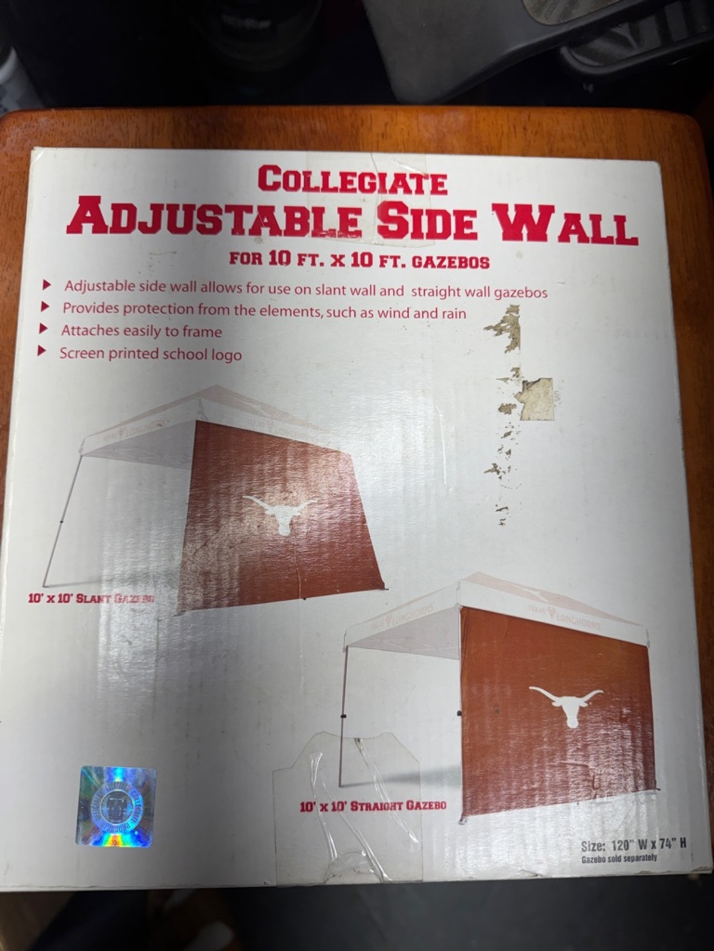 Adjustable Side Wall - Orange/White